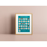 Poster - Nederlands Handalfabet